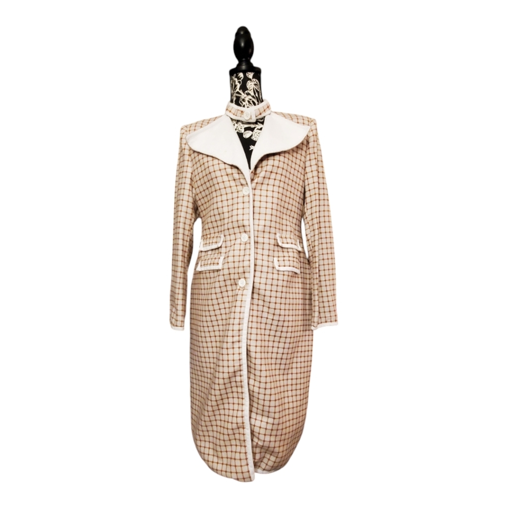 Queen's Gambit Anya Taylor Joy long Coat size small